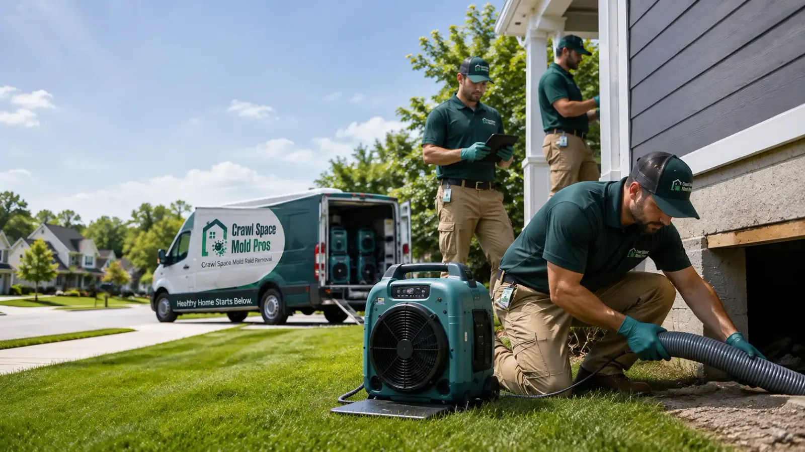 Crawl Space Mold Removal in Otway, OH